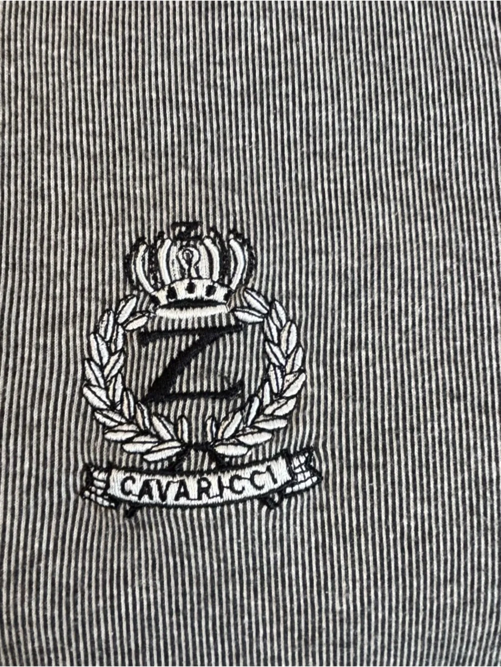 Vintage Z Cavaricci Mock Neck Shirt Men’s Xl Long Sleeve Black Gray - Picture 6 of 7